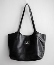 MUCENT ムセント ARMAND FRONT BUCKLE LEATHER SHOULDER BAG UNISEX PUレザーバッグ 16040