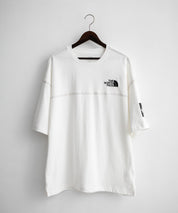 THE NORTH FACE WHITE LABEL STITCH DYEING S/S R/TEE オーバーサイズステッチラインワンポイントロゴピグメント加工半袖Tシャツ 16163