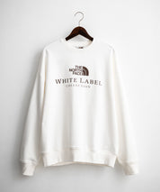日本未展開モデル THE NORTH FACE ザ・ノースフェイス WHITE LABEL ホワイトレーベル TNF SIGNATURE SWEATSHIRTS クルーネック長袖スウェットトレーナー 15380