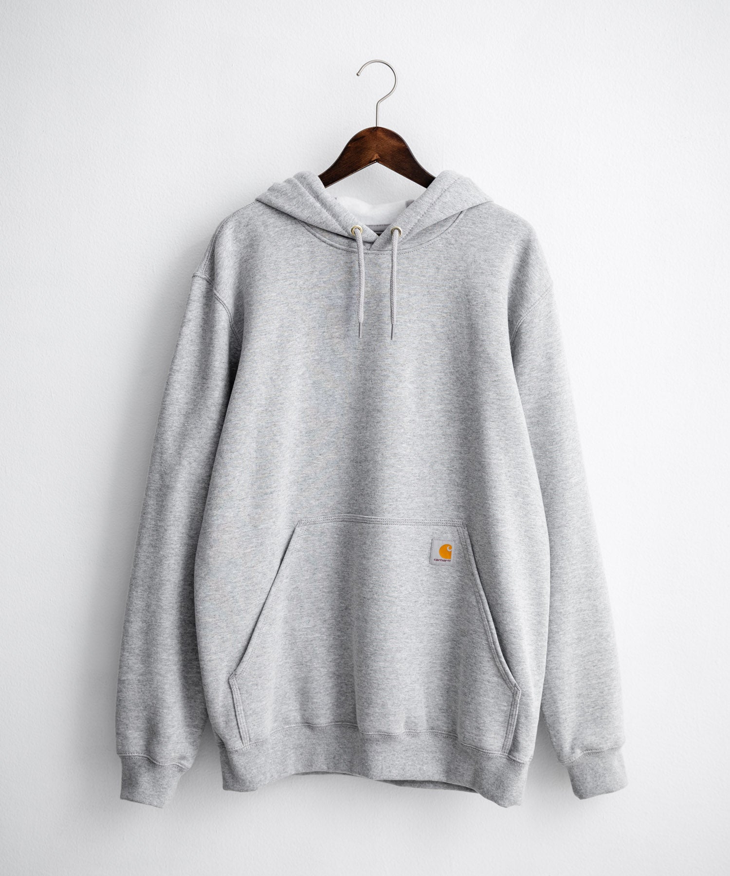 Carhartt カーハート MIDWEIGHT HOODED SWEAT/オーバーサイズ裏起毛ワンポイントロゴ長袖プルオーバーパーカー 16473