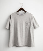 Upscape Audience アップスケープオーディエンス 日本製 国産ビッグサイズリメイクUSAファブリックポケット付き半袖Tシャツ AUD6739 16035