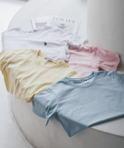 U.S. POLO ASSN. W's 別注コラボワンポイントロゴ刺繍半袖Tシャツ 15442