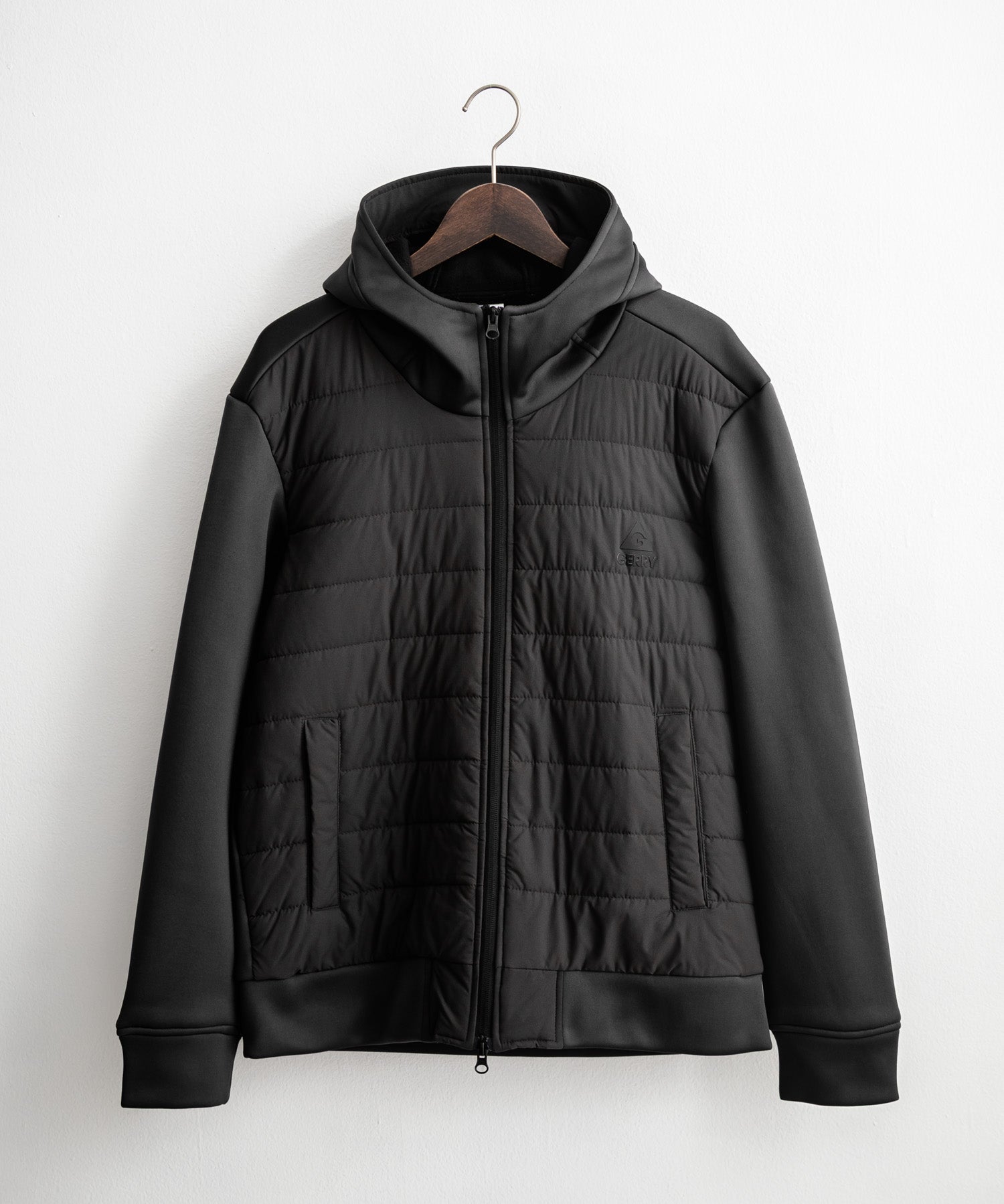 GERRY ジェリー 中綿ストレッチポリリップ インサレーションテックフルジップパーカー/ワンポイントロゴフルジップフーディー 15288