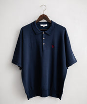 U.S. POLO ASSN. ユーエスポロアッスン オーバーサイズサマーニット半袖ポロシャツ 15630