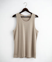 AIR TEC+ 接触冷感・遮熱・UVカットリブタンクトップ 15431