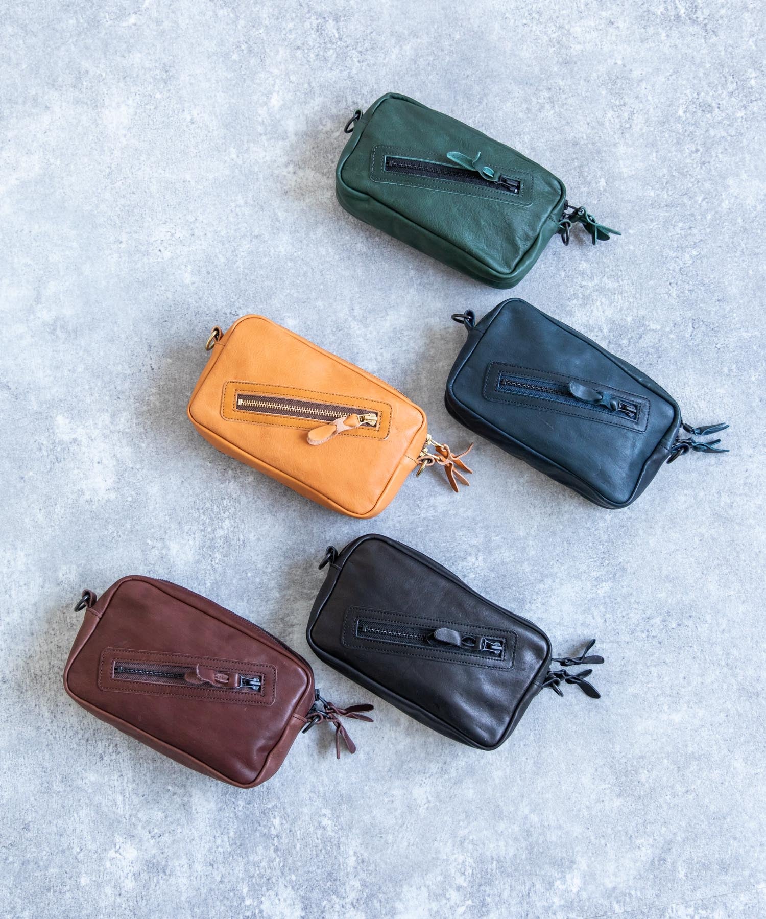 Butler Verner Sails バトラーバーナーセイルズ 日本製 国産 馬革スクエアジップショルダー JA-2427 9453