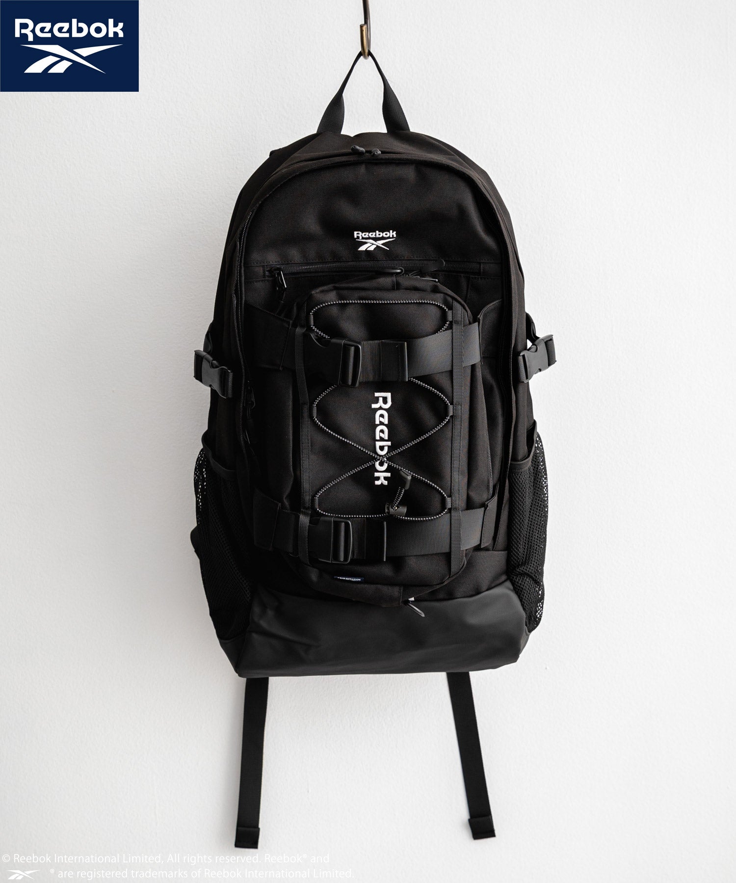 Reebok リーボック ショルダーバッグ付きバックパック/A4収納可能大容量リュック 14841