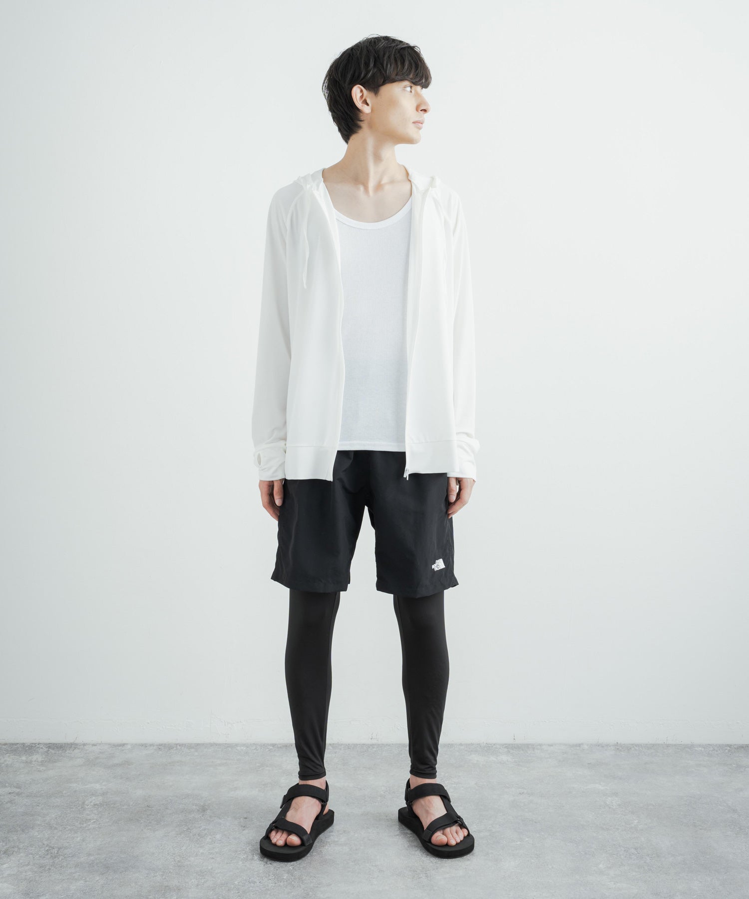 機能性ラッシュガード接触冷感レギンス UVカット 日焼け対策 11846