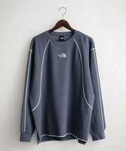 THE NORTH FACE ザ・ノースフェイス M'S SERRA L/S R/TEE ワンポイントロゴ刺繍ワッフル長袖Tシャツ 15889