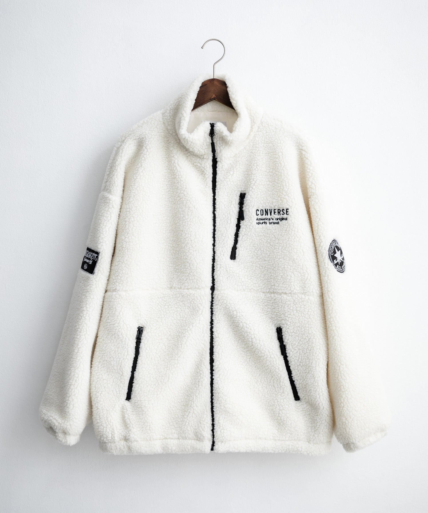 CONVERSE コンバース オーバーサイズシープボアスタンドカラージャケット 16594