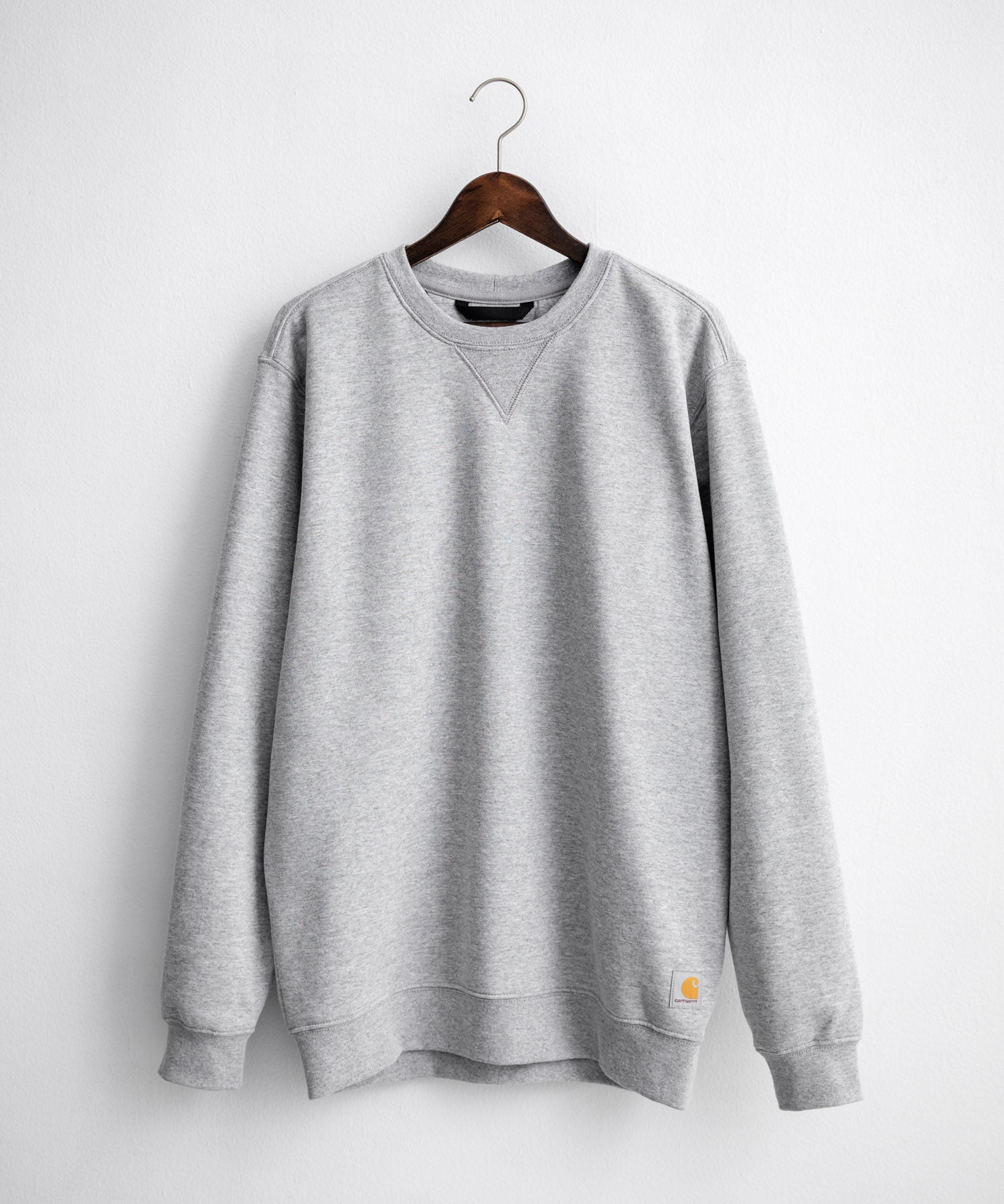 Carhartt カーハート MIDWEIGHT CREW NECK SWEAT/オーバーサイズ裏起毛ワンポイントロゴ長袖トレーナー 16474