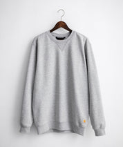Carhartt カーハート MIDWEIGHT CREW NECK SWEAT/オーバーサイズ裏起毛ワンポイントロゴ長袖トレーナー 16474