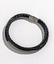 プレート リング チャーム 本革ブレスレット 9569