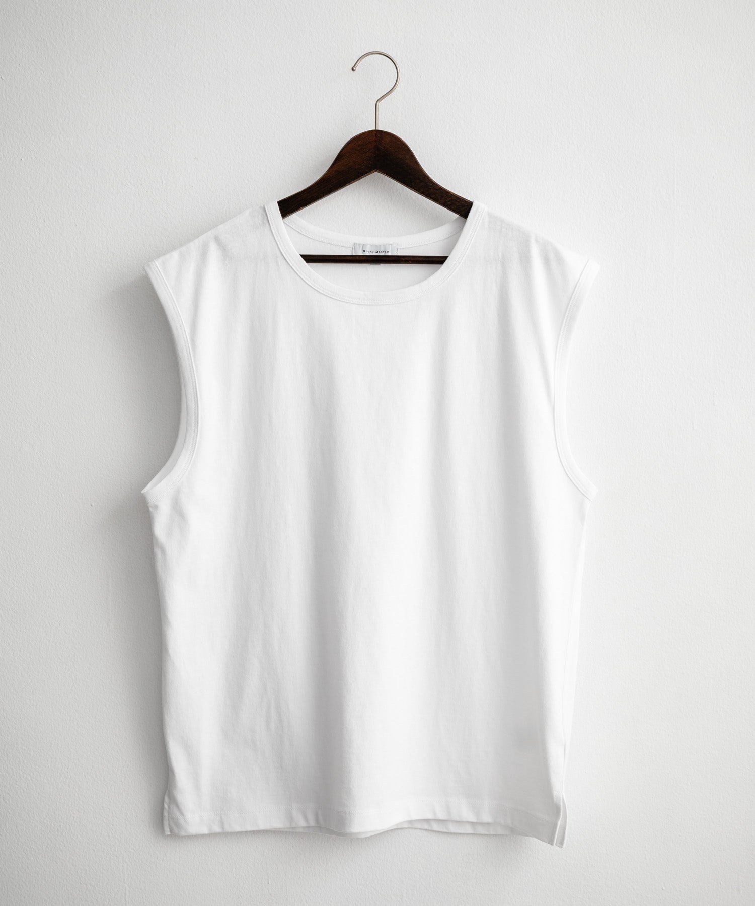 ケミカル加工 コットンノースリーブTシャツ/タンクトップ 15633
