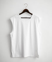 ケミカル加工 コットンノースリーブTシャツ/タンクトップ 15633