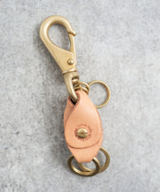 Butler Verner Sails バトラーバーナーセイルズ 日本製 国産ブラス×栃木レザーダブルキーホルダー JA-1897 11048