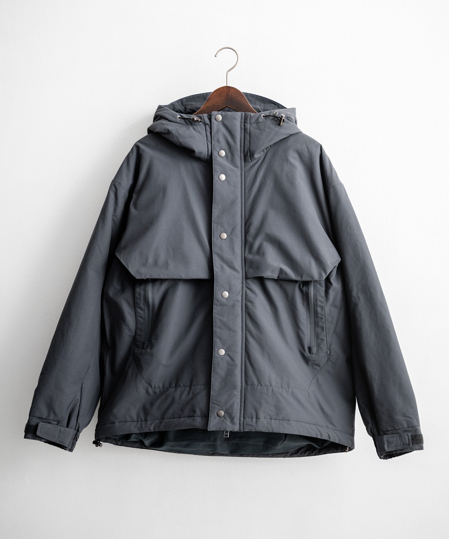 Audience オーディエンス 60/40クロス Sorona Dupont 中綿ロガーマウンテンパーカー/ナイロンフードジャケット AUD7348 14895