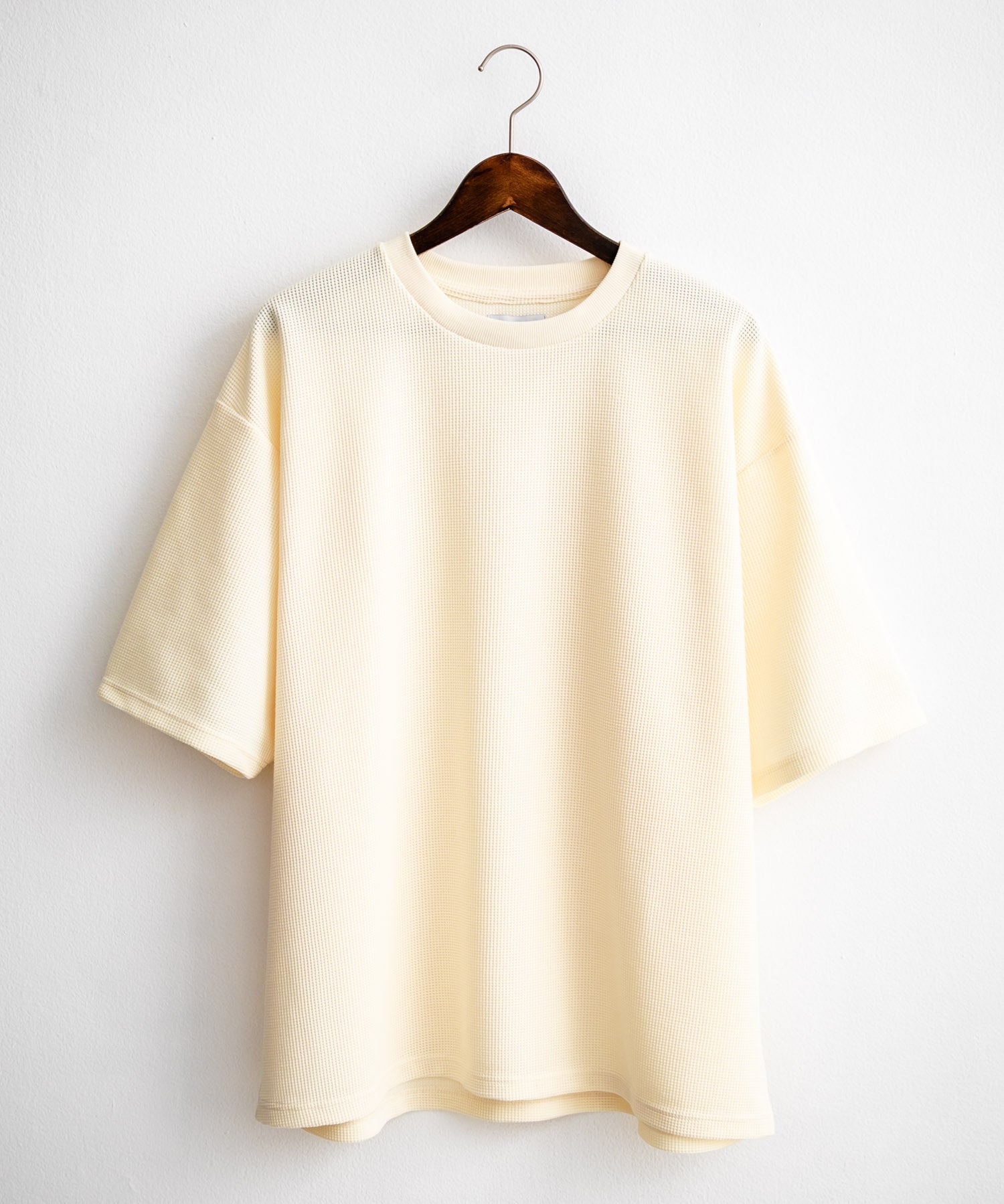 オーバーサイズ テックワッフルサーマル半袖Tシャツ