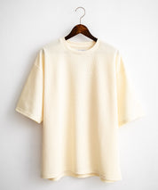 オーバーサイズ テックワッフルサーマル半袖Tシャツ