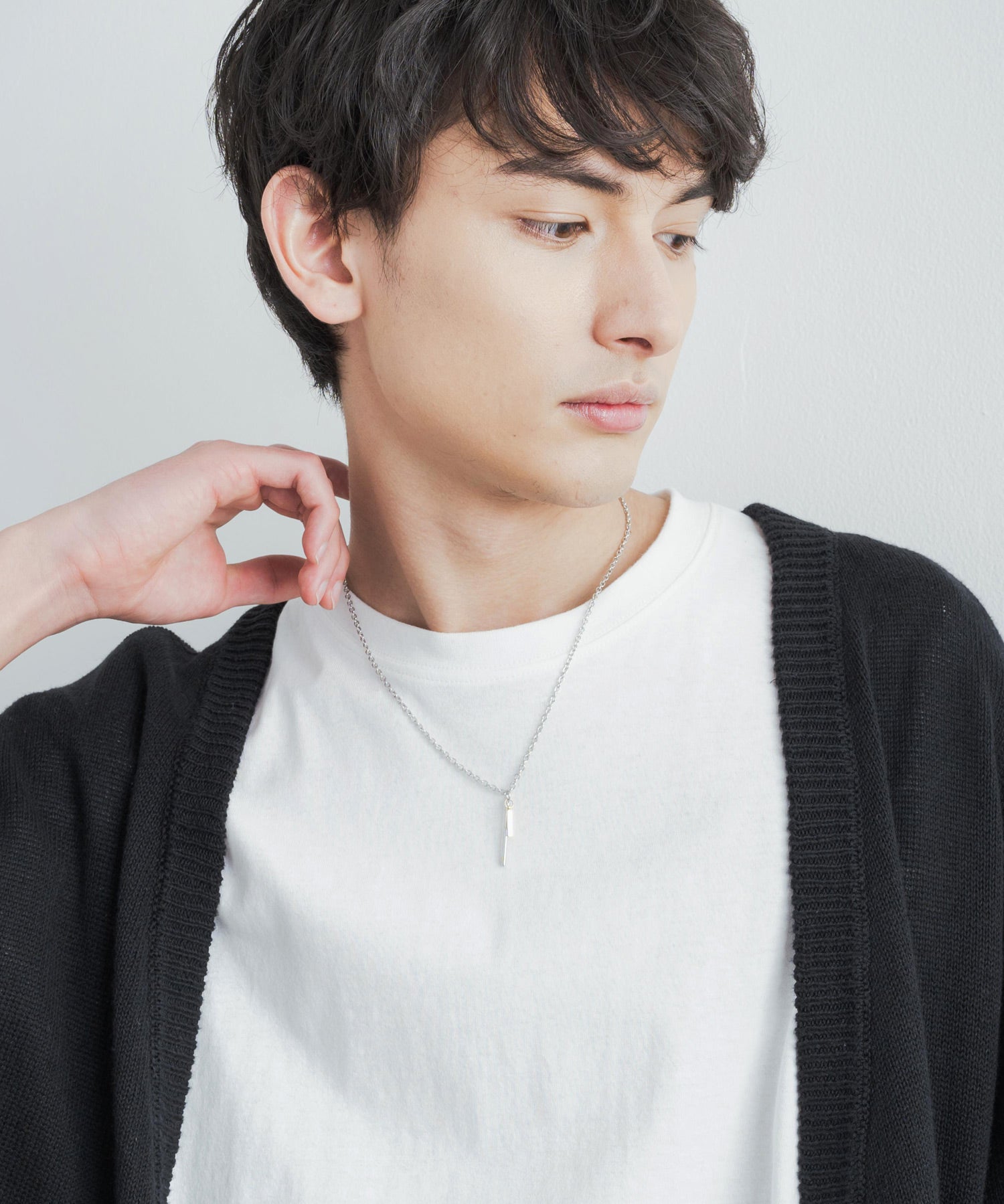 チャーム付きデザインチェーン合金ネックレス 11630