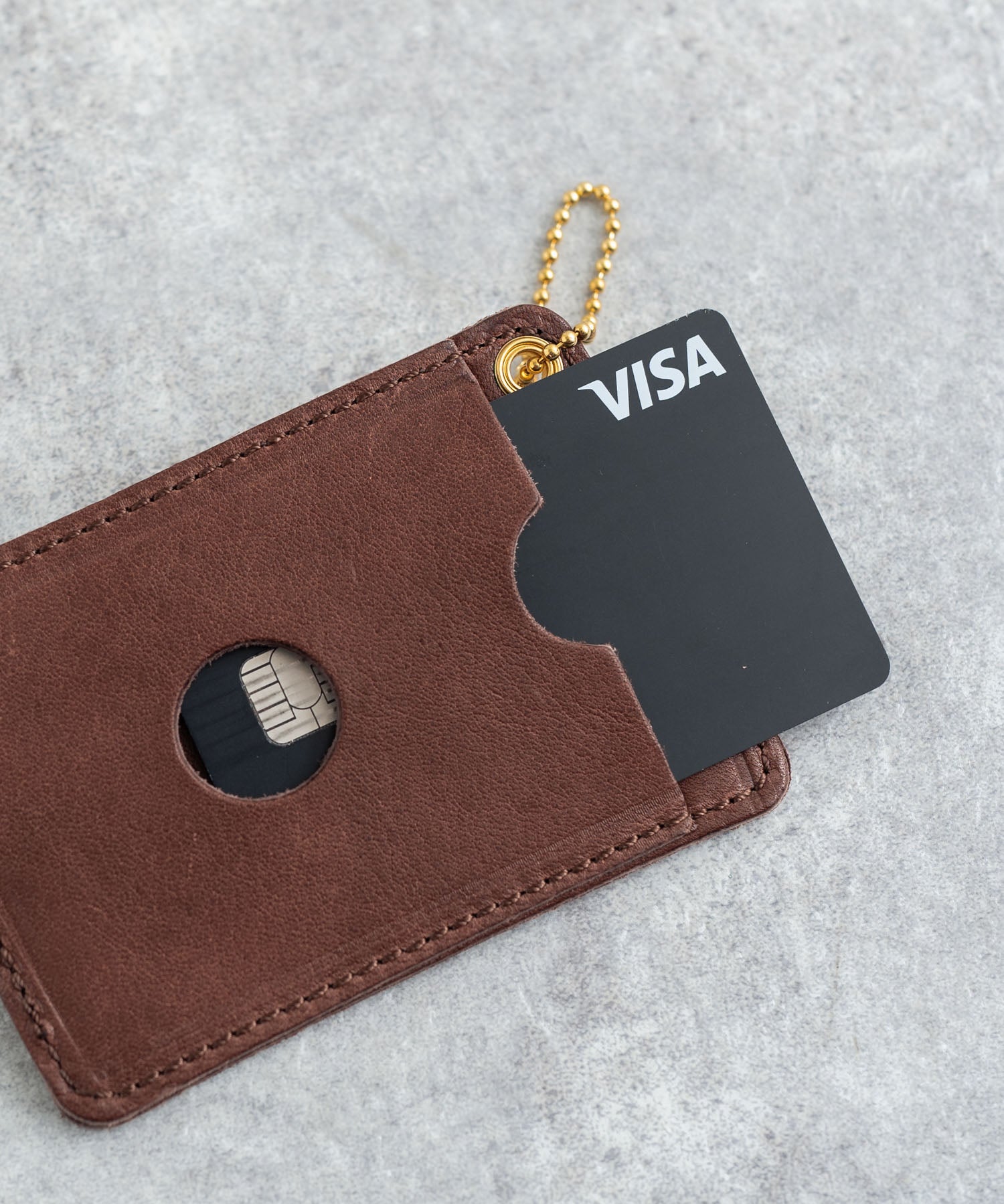 Butler Verner Sails バトラーバーナーセイルズ 日本製 ZIP付馬革パスケース JA-1182　11041