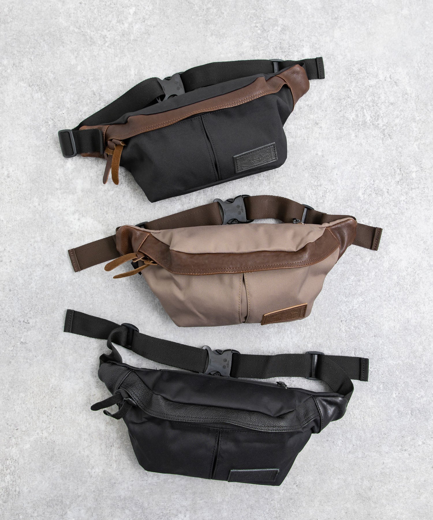 Butler Verner Sails バトラーバーナーセイルズ 日本製 国産コーデュラ本革付属ヒップバッグ JA-1225 6126