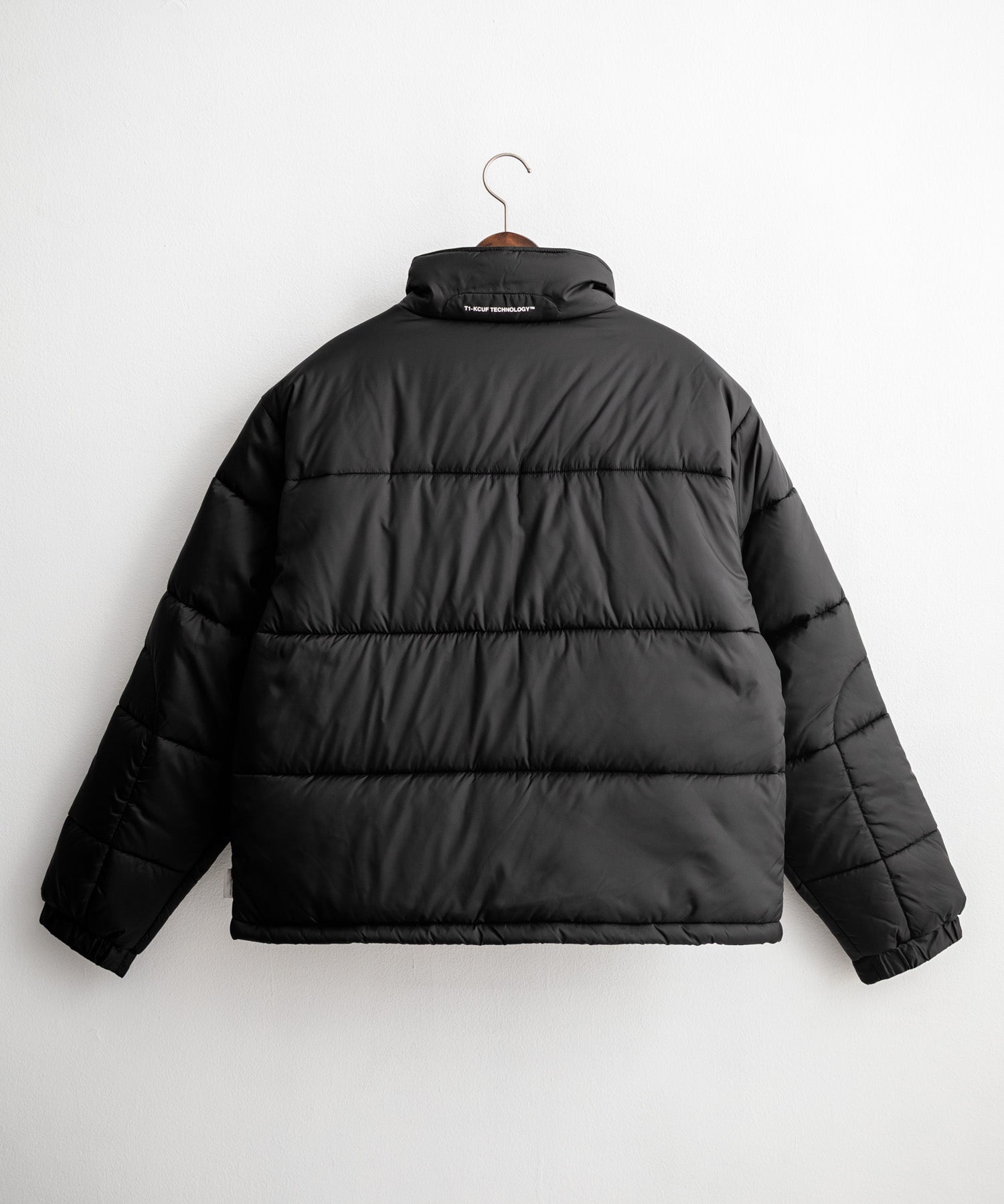 HUF ハフ SEQUOIA PUFFER JACKET REALTREE SEQUOIA PUFFER オーバーサイズワンポイントロゴ中綿ジャケット 15056