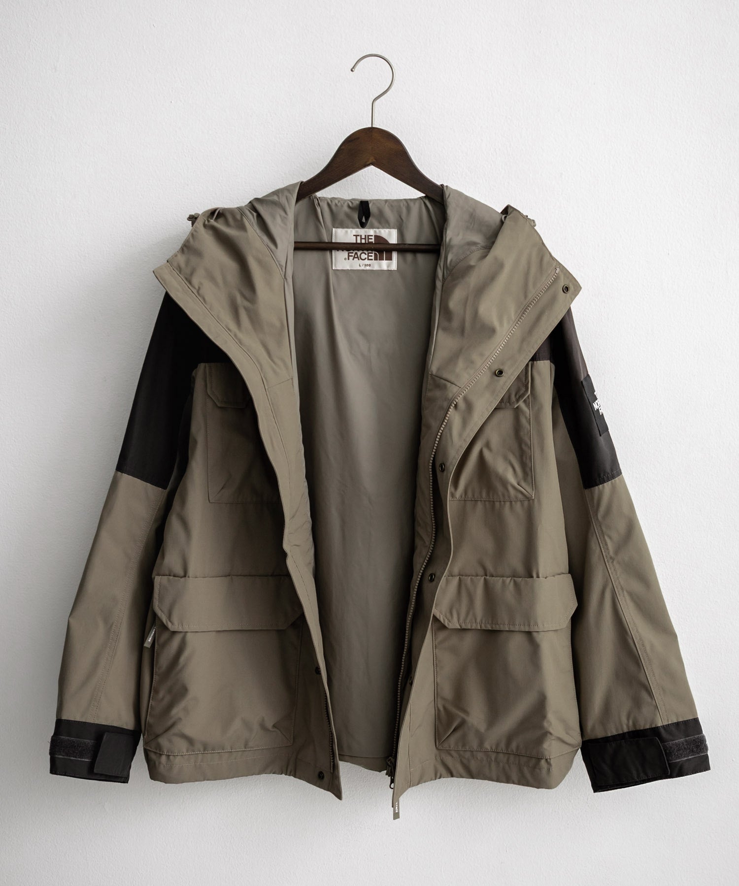日本未展開モデル THE NORTH FACE WHITE LABEL RANGER JACKET オーバーサイズロゴ刺繍マウンテンパーカー 14536