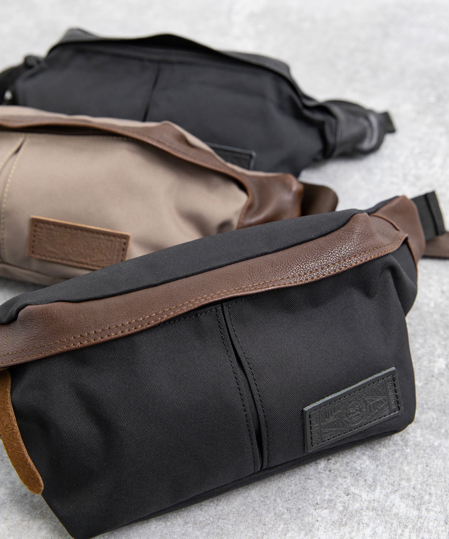 Butler Verner Sails バトラーバーナーセイルズ 日本製 国産コーデュラ本革付属ヒップバッグ JA-1225 6126