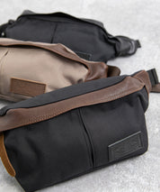 Butler Verner Sails バトラーバーナーセイルズ 日本製 国産コーデュラ本革付属ヒップバッグ JA-1225 6126