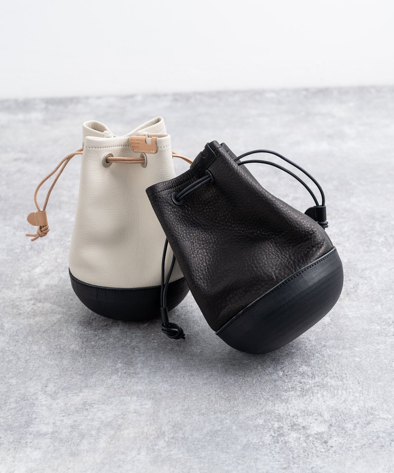 Butler Verner Sails バトラーバーナーセイルズ 日本製 国産DARUMA ALLレザー巾着バッグ JA-2635 11515