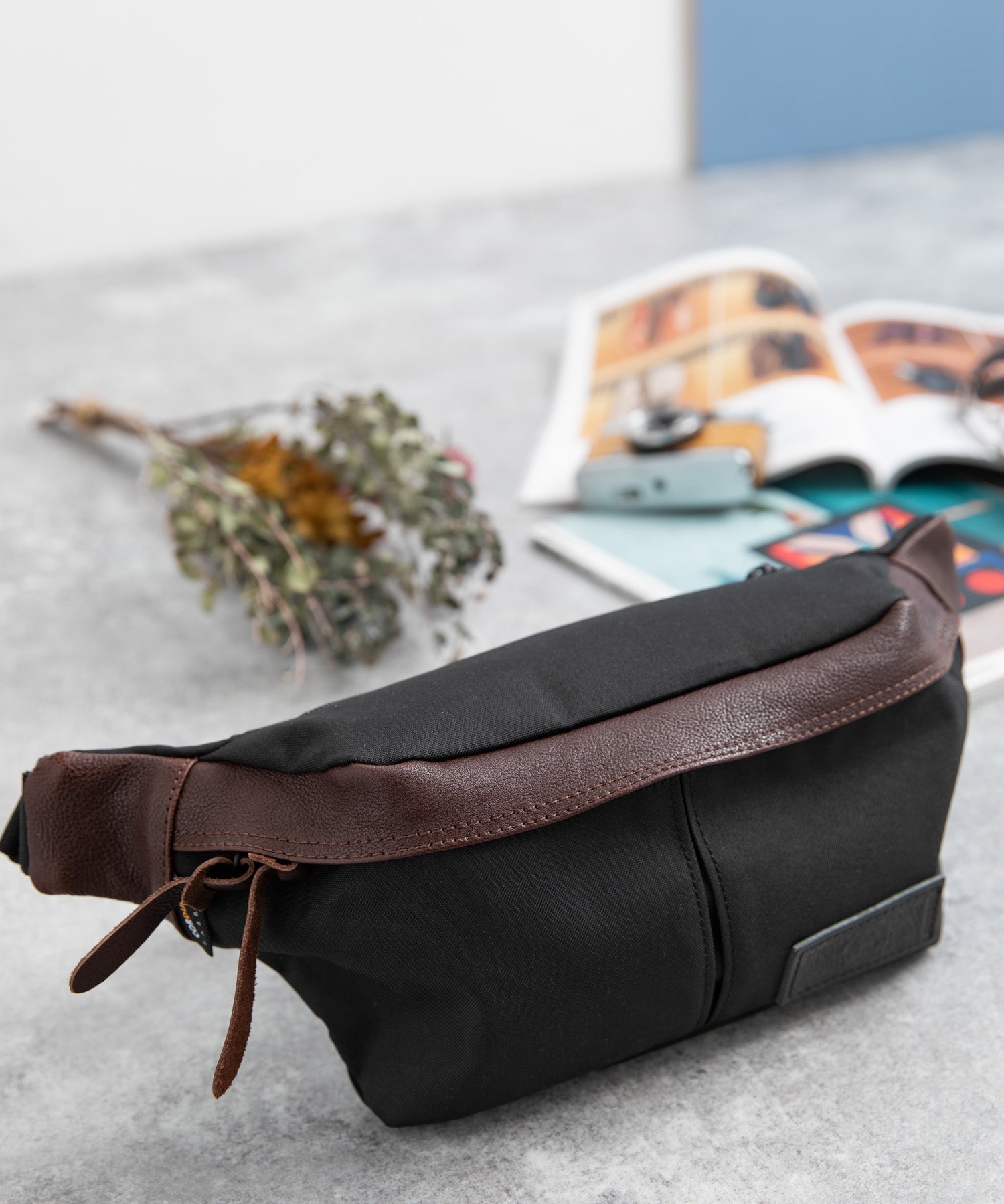 Butler Verner Sails バトラーバーナーセイルズ 日本製 国産コーデュラ本革付属ヒップバッグ JA-1225 6126