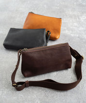 Butler Verner Sails バトラーバーナーセイルズ 日本製 国産ヌメ革レザー捻りシャックルミニショルダーバッグ JA-1713-2 4064