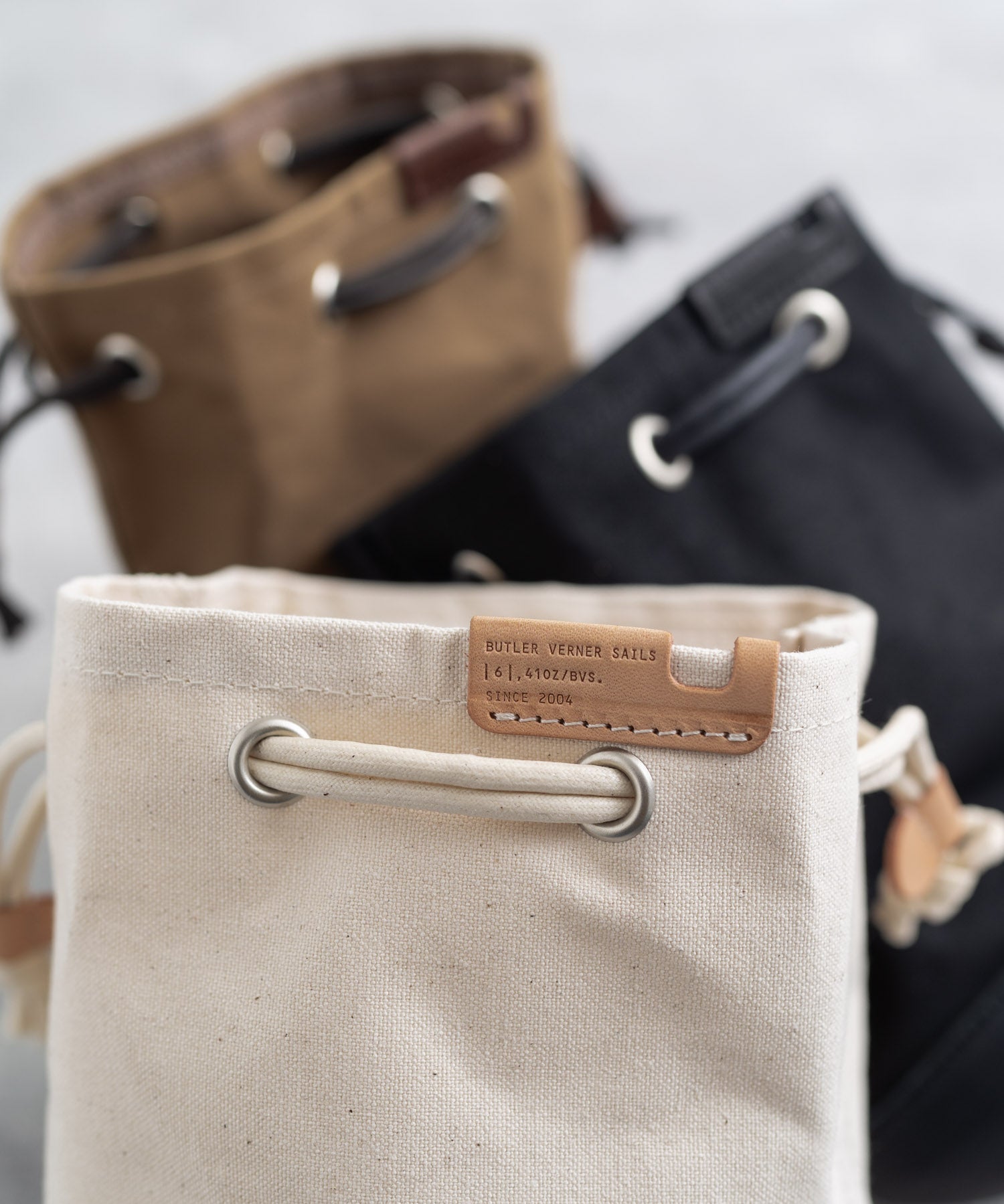 Butler Verner Sails バトラーバーナーセイルズ 日本製 国産 モールドレザー巾着ショルダー JA-2141 11034