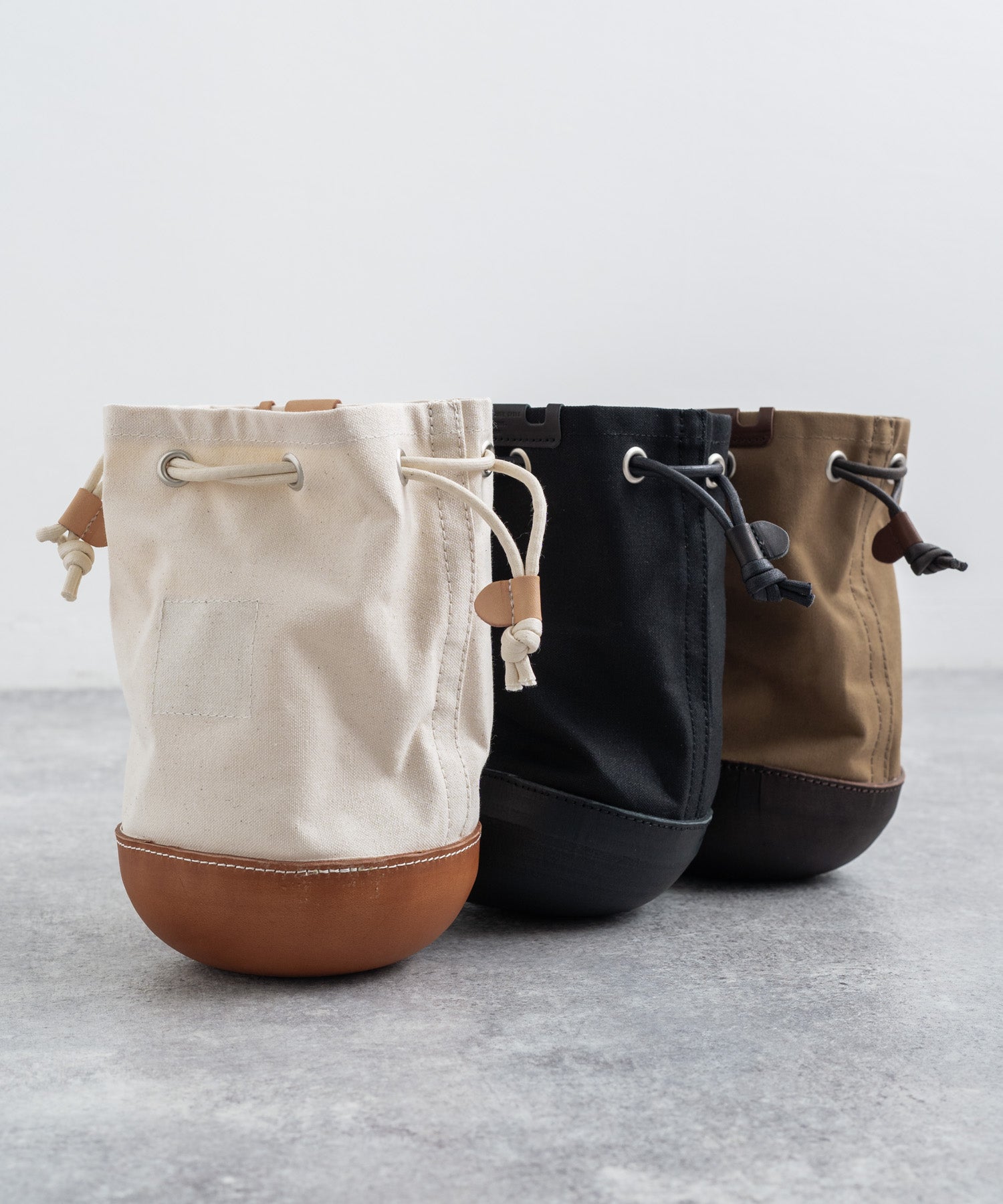 Butler Verner Sails バトラーバーナーセイルズ 日本製 国産 モールドレザー巾着ショルダー JA-2141 11034