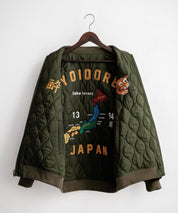 YOIDORE 酔いどれ スーベニア刺繍キルティング2wayリバーシブルジャケット 14890