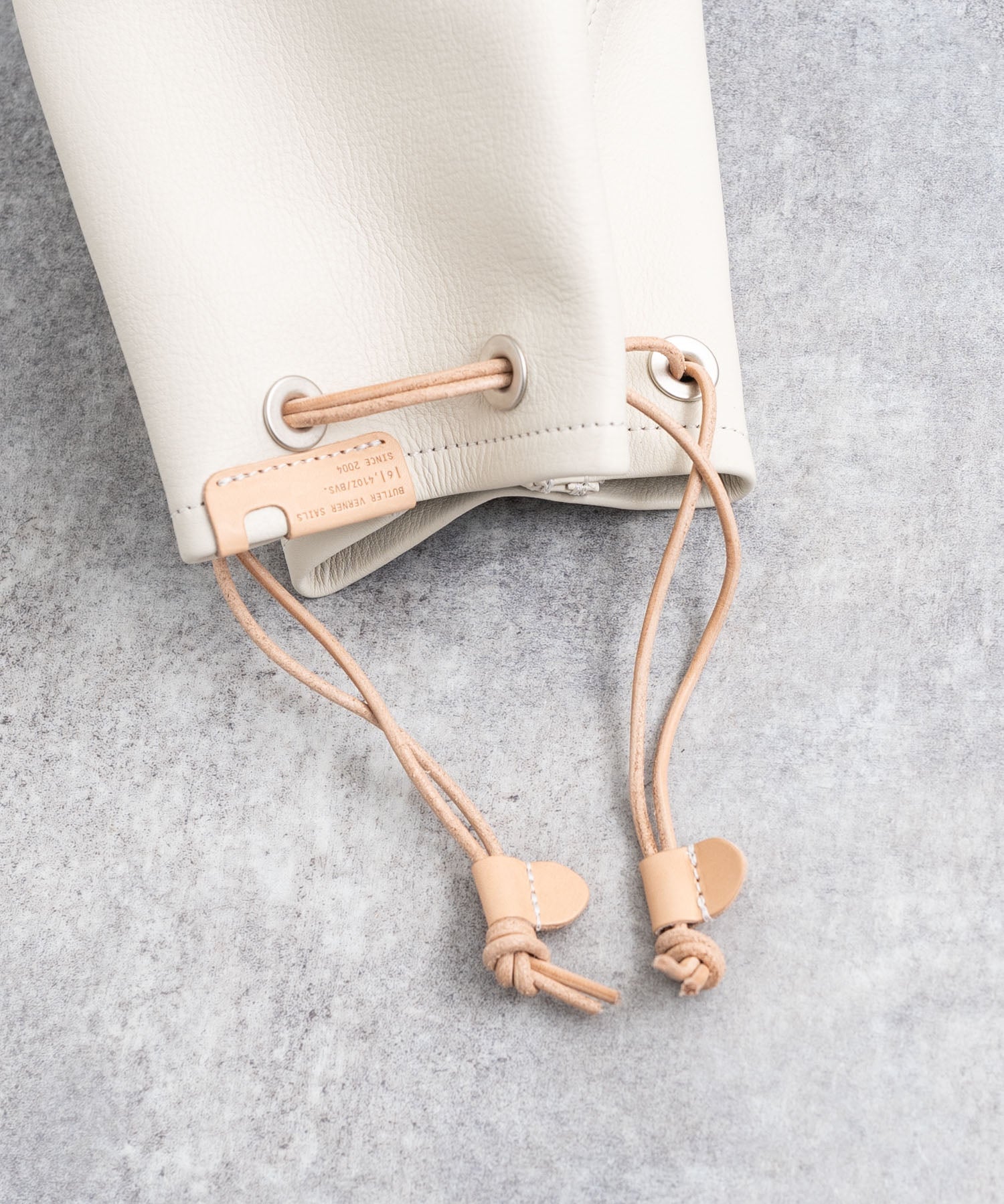 Butler Verner Sails バトラーバーナーセイルズ 日本製 国産DARUMA ALLレザー巾着バッグ JA-2635 11515