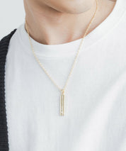 チャーム付きデザインチェーン合金ネックレス 11630