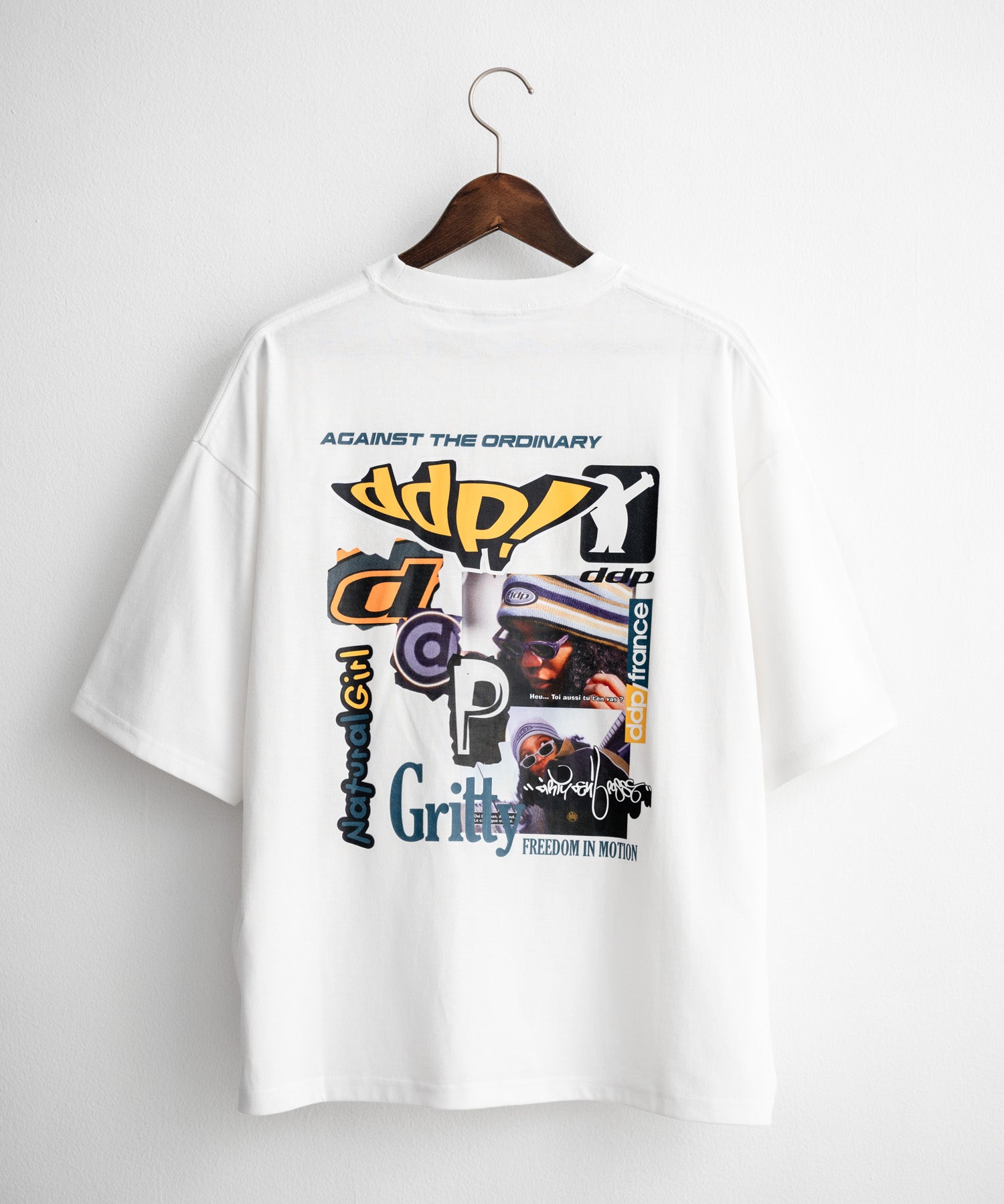 ddp別注コラボ オーバーサイズバックプリント半袖Tシャツ 15689