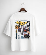 ddp別注コラボ オーバーサイズバックプリント半袖Tシャツ 15689