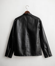 PUレザーシングルライダースジャケット　14681