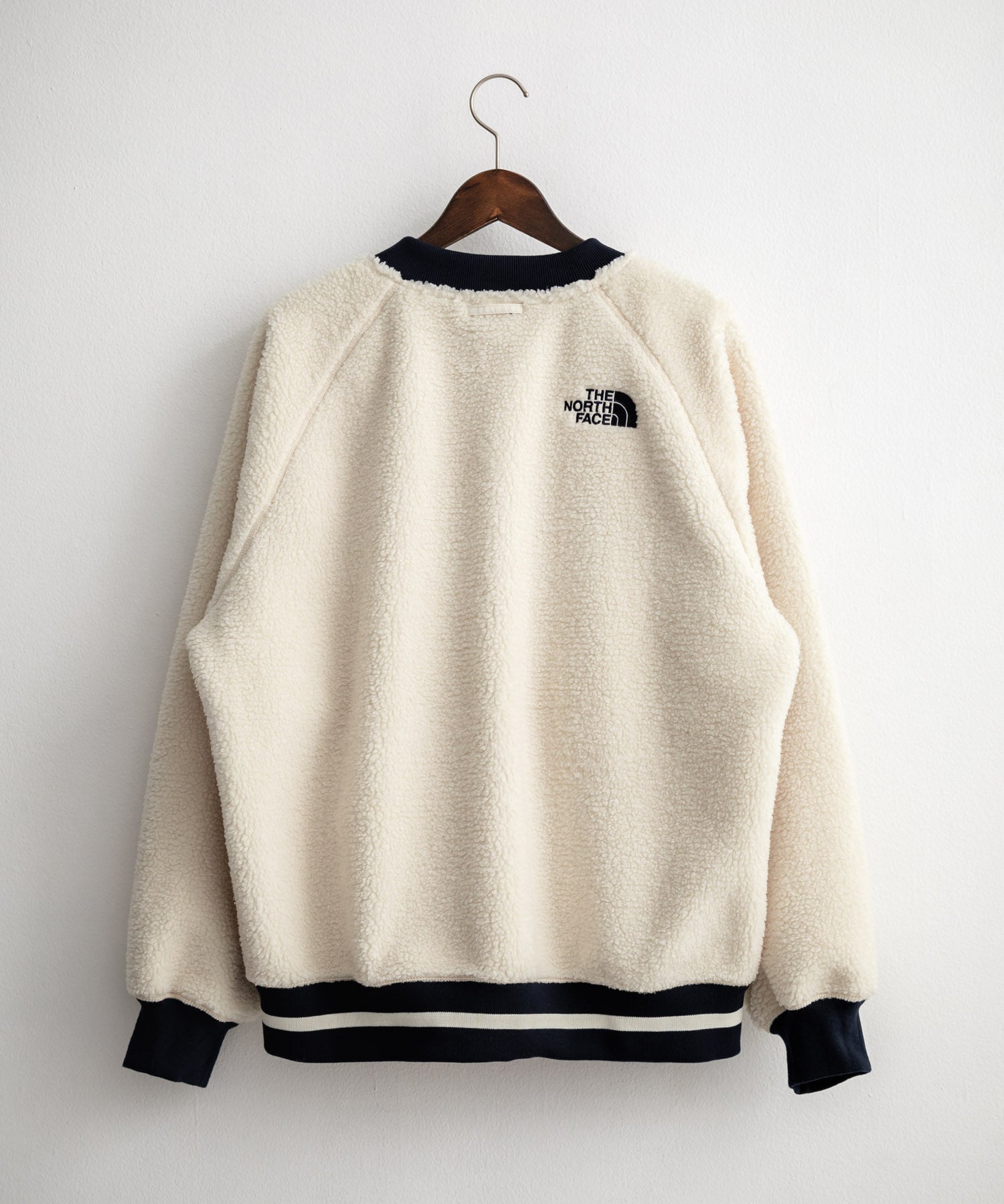 日本未展開モデル THE NORTH FACE ザ・ノースフェイス WHITE LABEL ホワイトレーベル VIVO FLEECE JACKET ロゴ刺繍シープボアフリースジャケット 15554