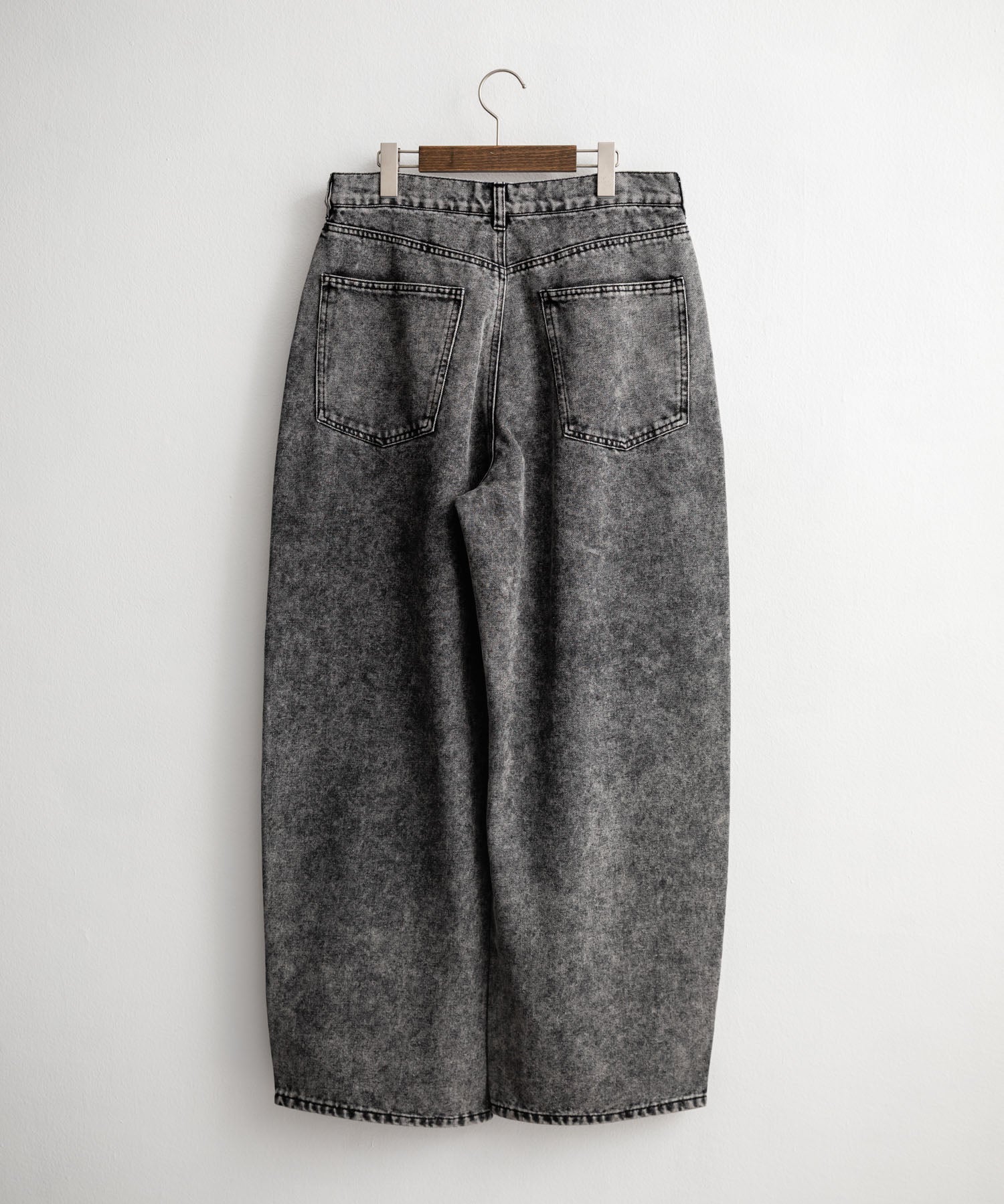 ヴィンテージライク ルーズシルエットバギーカーブデニムパンツ 15377
