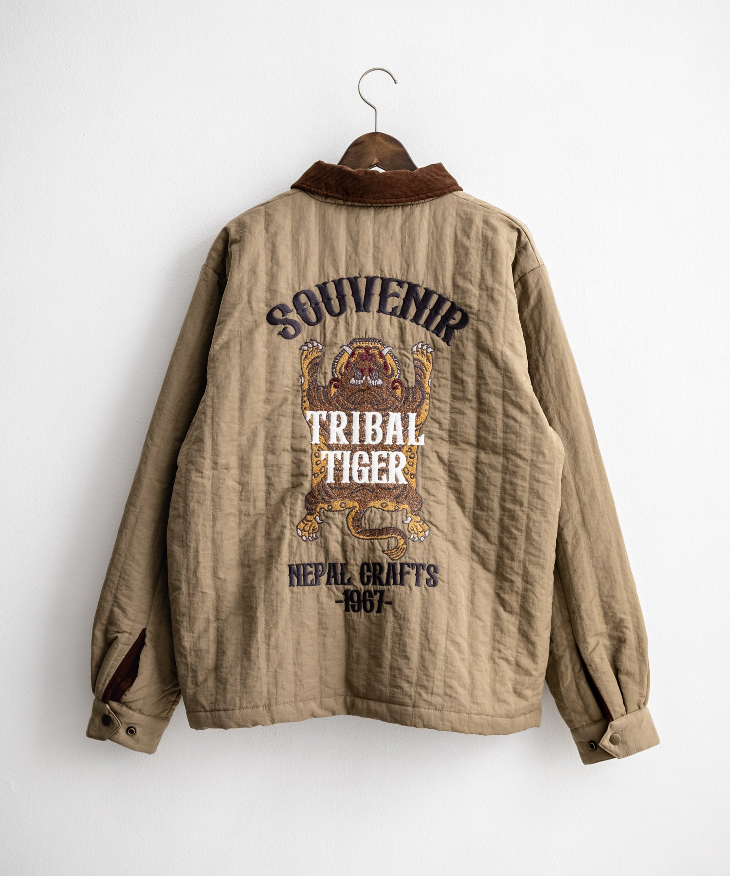 KRIFF MAYER クリフメイヤー スーベニア刺繍キルトコーチジャケット/ナイロンキルティングブルゾン 2515104 14884