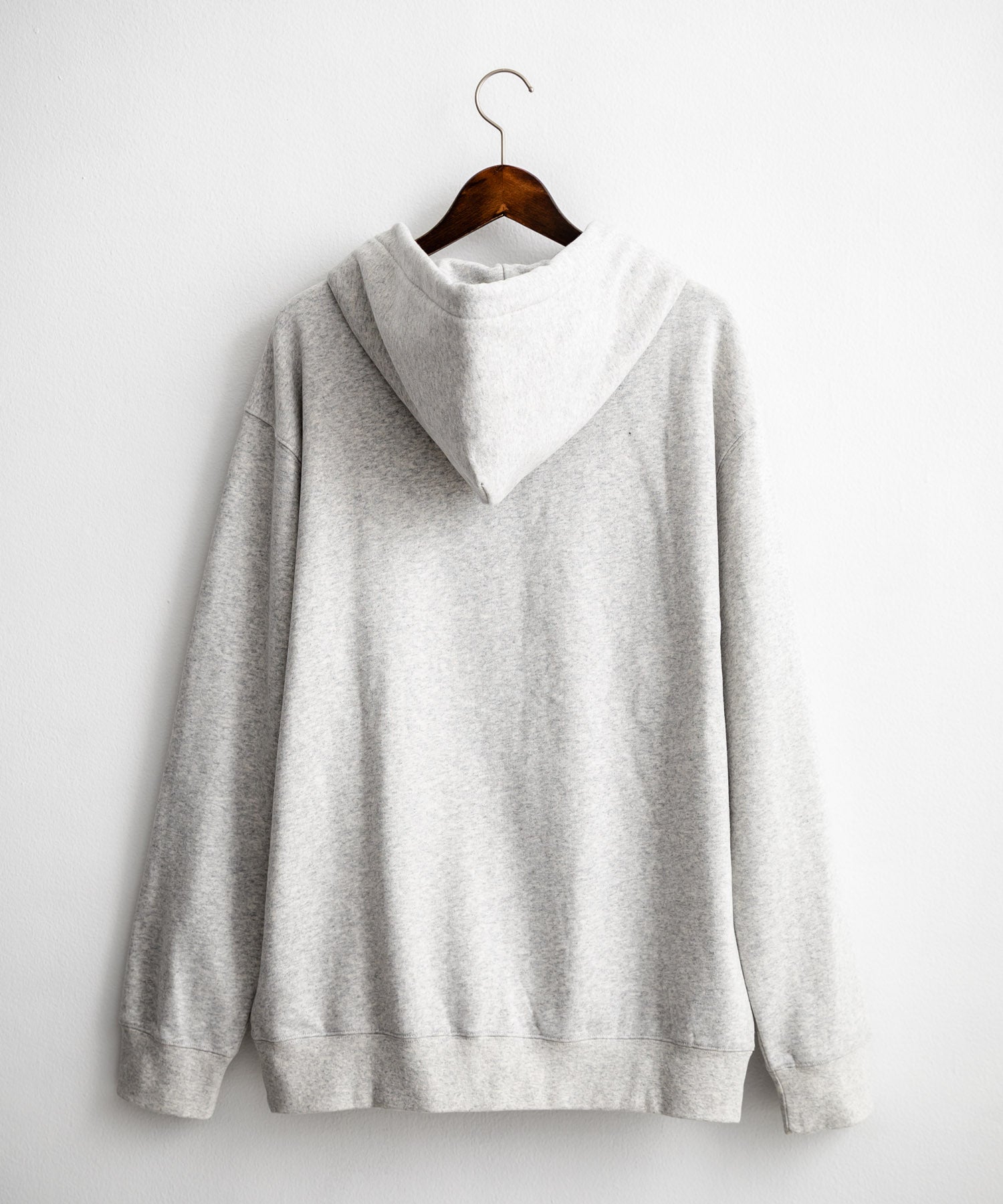 HUF ハフ ALL CAPS F/Z HOODIE オーバーサイズ裏起毛ワンポイントロゴ刺繍フルジップパーカー 15058