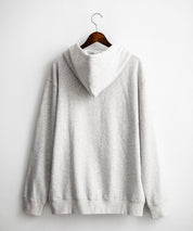 HUF ハフ ALL CAPS F/Z HOODIE オーバーサイズ裏起毛ワンポイントロゴ刺繍フルジップパーカー 15058