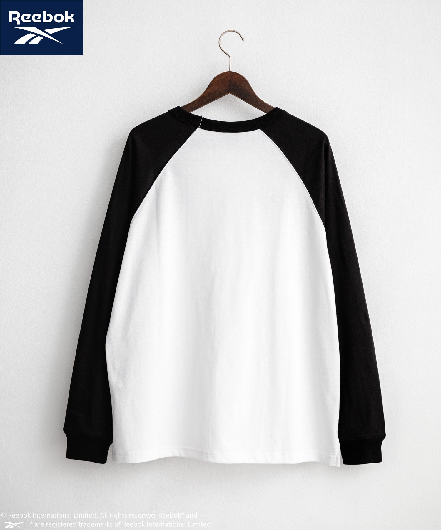 Reebok リーボック オーバーサイズ両胸ロゴ刺繍ロングスリーブTシャツ	14835