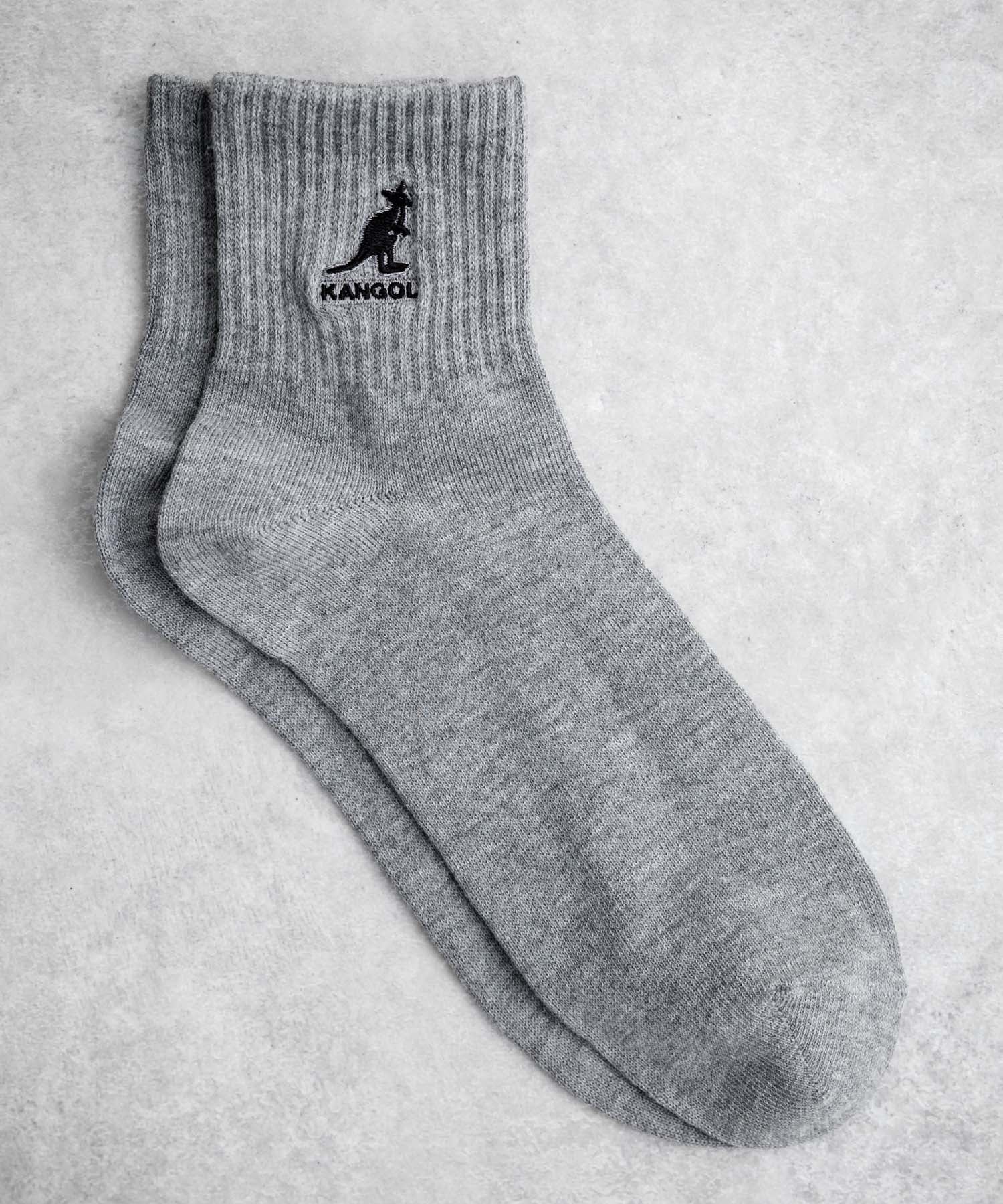 KANGOL カンゴール 3Pワンポイント刺繍クォーターソックス/靴下 15685