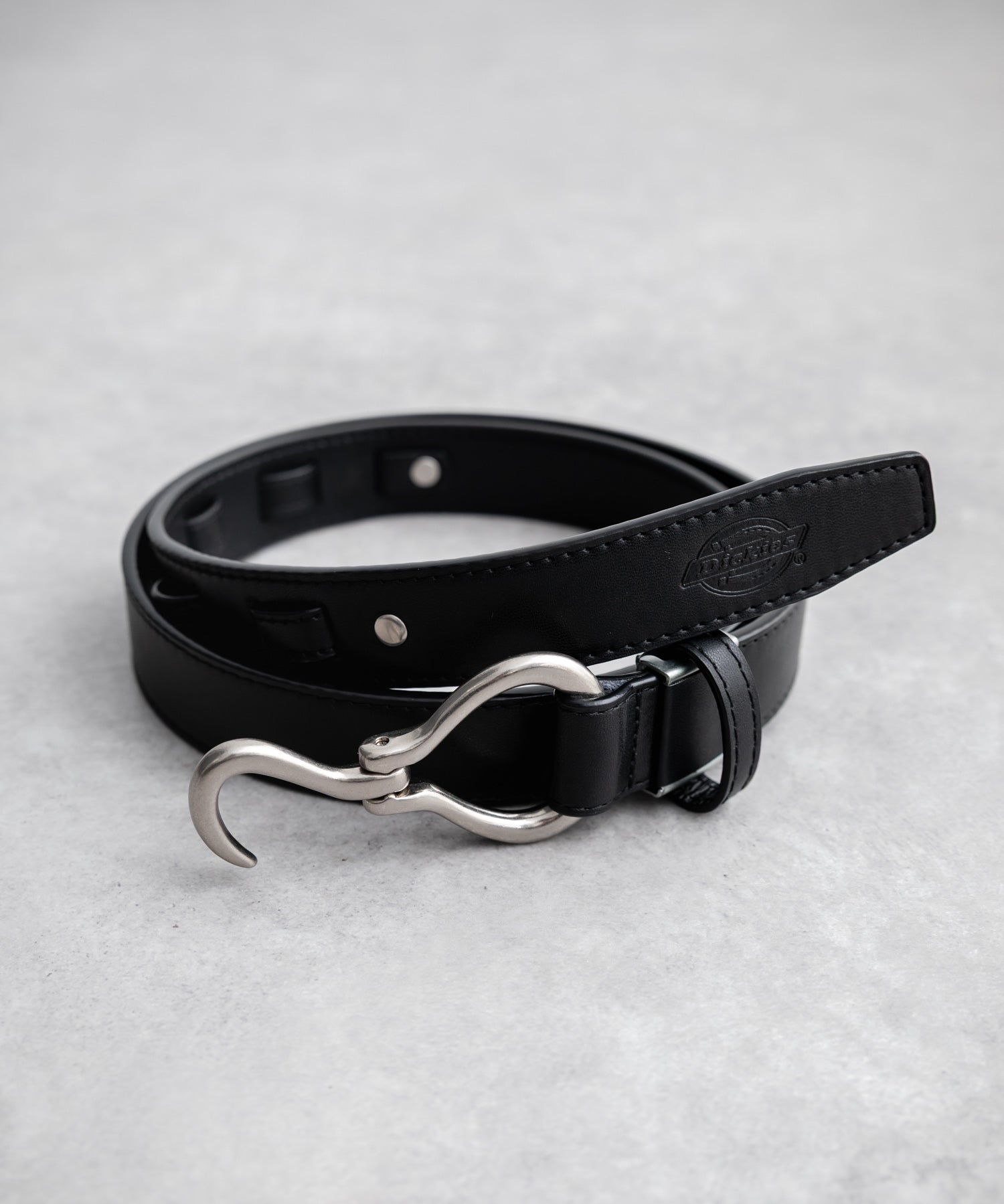 Dickies ディッキーズ サイズ調整可能 30mmPUレザーフックバックルベルト 16242