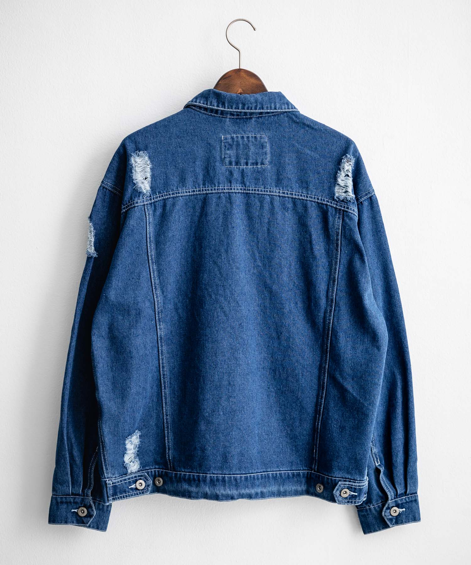オーバーサイズダメージ加工デニムジャケット/Gジャン – Rocky Monroe